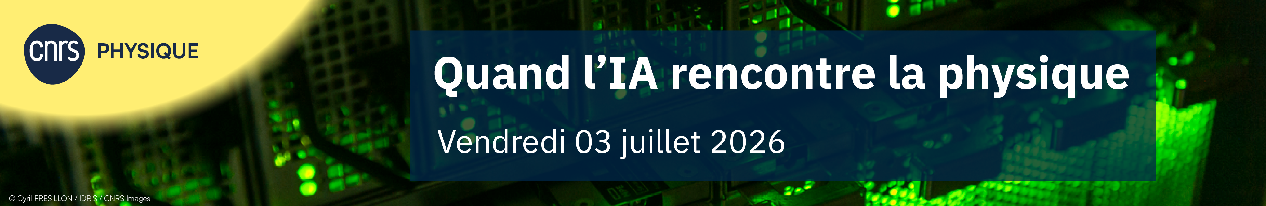 Journée IA 2026 CNRS Physique>